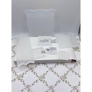 Mudder Acrylic Stamp Block Set 7 Pieces Unmounted Stamps X002BSUJGZ Clear
